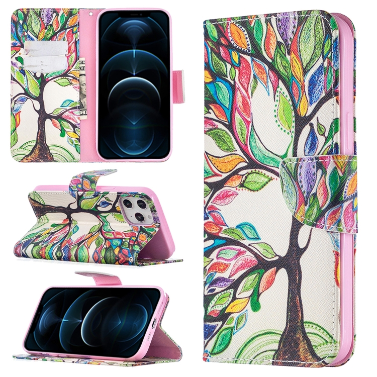 For iPhone 12 Pro Max Colored Drawing Pattern Horizontal Flip Leather Case with Holder & Card Slots & Wallet(Tree of Life)
For iPhone 12 Pro Max Colored Drawing Pattern Horizontal Flip Leather Case with Holder & Card Slots & Wallet(Tree of Life)