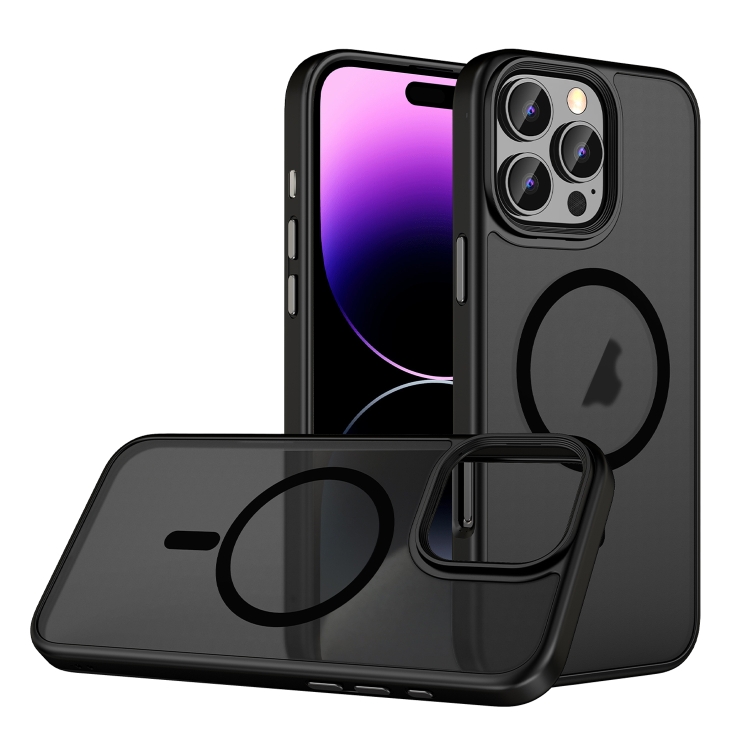 For iPhone 14 Pro Max Skin Feel Frosted MagSafe Magnetic Phone Case(Transparent Black)
For iPhone 14 Pro Max Skin Feel Frosted MagSafe Magnetic Phone Case(Transparent Black)