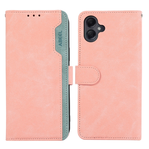 For Samsung Galaxy A06 4G ABEEL Color Block Magnetic RFID Leather Phone Case(Pink-Cyan)
For Samsung Galaxy A06 4G ABEEL Color Block Magnetic RFID Leather Phone Case(Pink-Cyan)