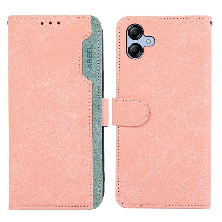 For Samsung Galaxy A07 5G ABEEL Color Block Magnetic RFID Leather Phone Case(Pink-Cyan)
For Samsung Galaxy A07 5G ABEEL Color Block Magnetic RFID Leather Phone Case(Pink-Cyan)