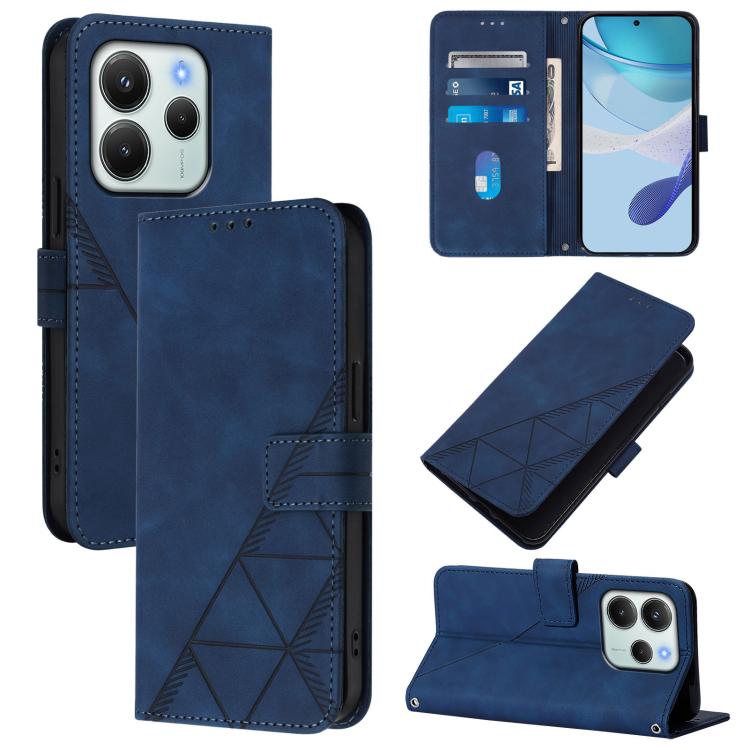 For Redmi Note 14 4G EU 164.84mm Crossbody 3D Embossed Flip Leather Phone Case(Blue)
For Redmi Note 14 4G EU 164.84mm Crossbody 3D Embossed Flip Leather Phone Case(Blue)