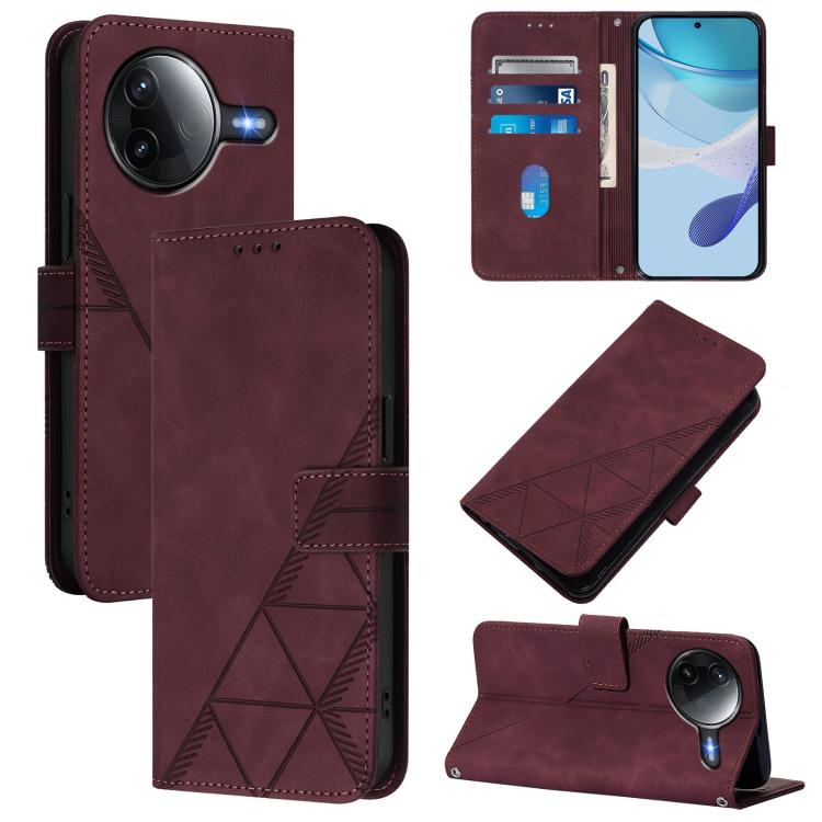 For Redmi K80 5G / K80 Pro 5G Crossbody 3D Embossed Flip Leather Phone Case(Wine Red)
For Redmi K80 5G / K80 Pro 5G Crossbody 3D Embossed Flip Leather Phone Case(Wine Red)