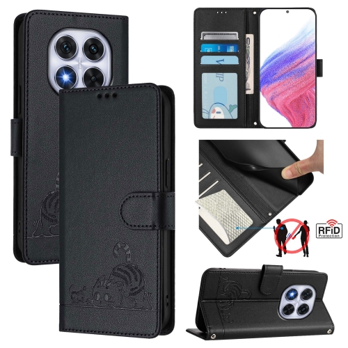 For Redmi Note 14 Pro 5G Cat Rat Embossed Pattern RFID Leather Phone Case with Lanyard(Black)
For Redmi Note 14 Pro 5G Cat Rat Embossed Pattern RFID Leather Phone Case with Lanyard(Black)