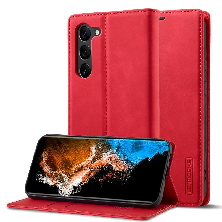 For Samsung Galaxy S25 5G LC.IMEEKE Strong Magnetism Microfiber Leather Phone Case(Red)
For Samsung Galaxy S25 5G LC.IMEEKE Strong Magnetism Microfiber Leather Phone Case(Red)
