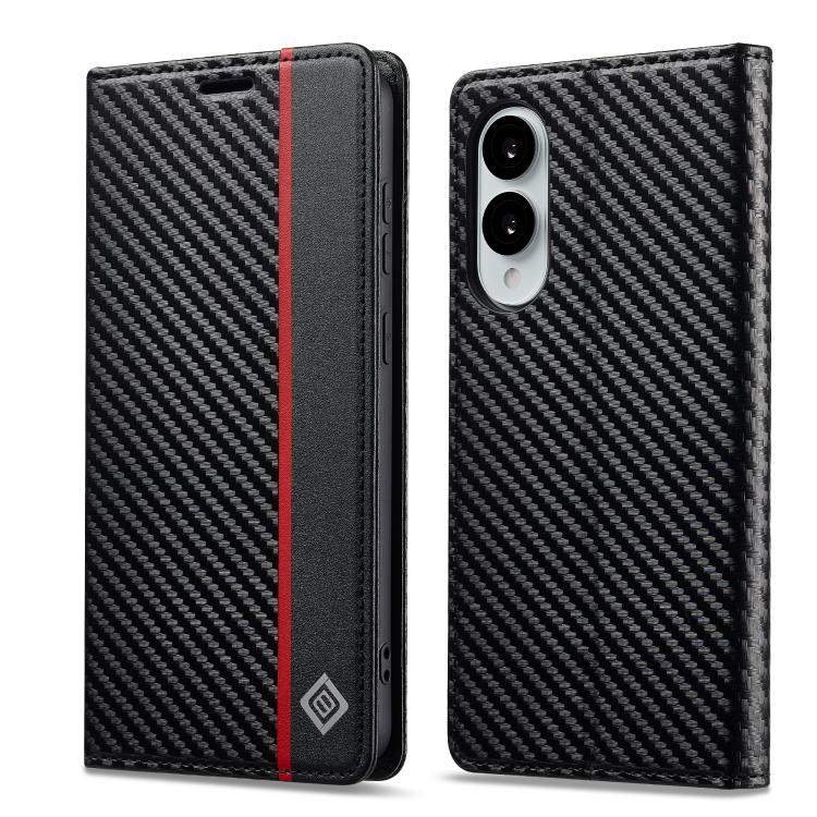 For Samsung Galaxy S25 Edge 5G LC.IMEEKE Carbon Fiber Leather Phone Case(Vertical Black)
For Samsung Galaxy S25 Edge 5G LC.IMEEKE Carbon Fiber Leather Phone Case(Vertical Black)