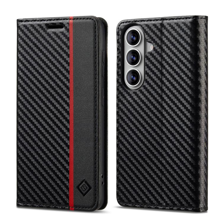 For Galaxy S26 FE 5G LC.IMEEKE Carbon Fiber Leather Phone Case(Vertical Black)
For Galaxy S26 FE 5G LC.IMEEKE Carbon Fiber Leather Phone Case(Vertical Black)