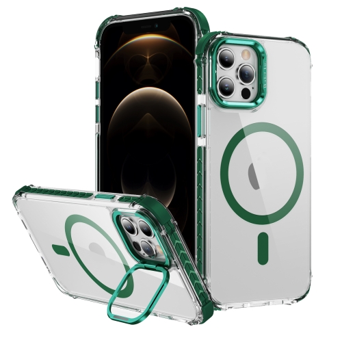 For iPhone 12 Pro Rainbow Series Transparent MagSafe Lens Holder Phone Case(Green)
For iPhone 12 Pro Rainbow Series Transparent MagSafe Lens Holder Phone Case(Green)