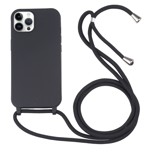 For iPhone 16 Pro Candy Colors TPU Protective Phone Case with Lanyard (Black)
For iPhone 16 Pro Candy Colors TPU Protective Phone Case with Lanyard (Black)