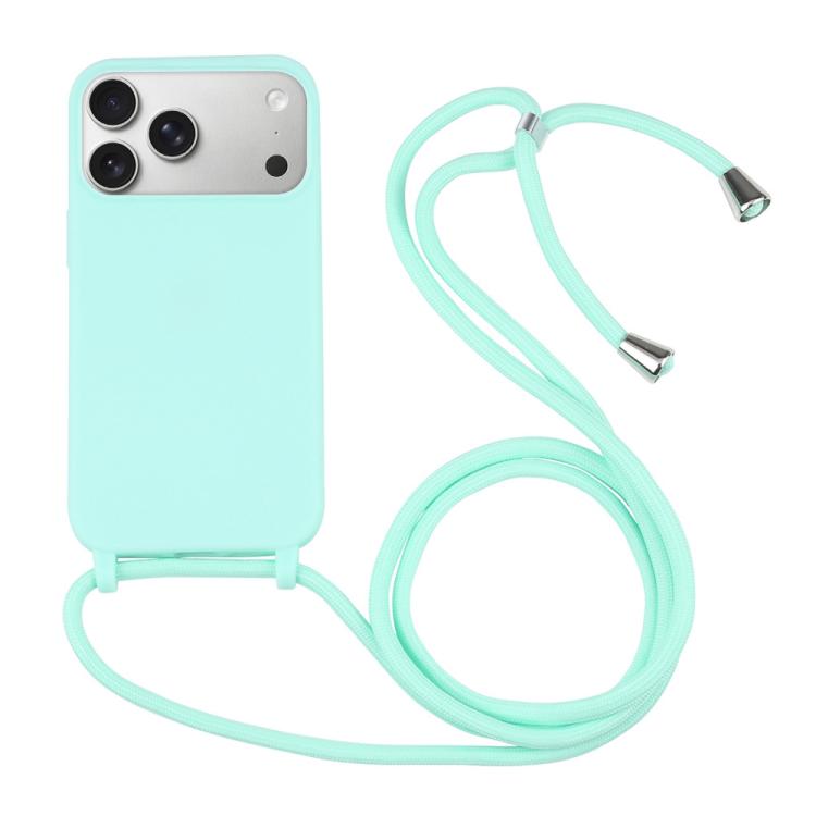Candy Colors TPU Protective Phone Case with Lanyard For iPhone 17 Pro(Mint Green)
Candy Colors TPU Protective Phone Case with Lanyard For iPhone 17 Pro(Mint Green)
