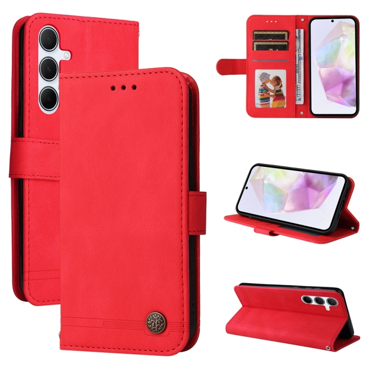 For Samsung Galaxy A36 5G / A56 5G Skin Feel Life Tree Metal Button Leather Phone Case(Red)
For Samsung Galaxy A36 5G / A56 5G Skin Feel Life Tree Metal Button Leather Phone Case(Red)