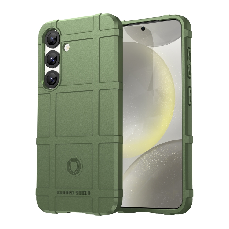 For Samsung Galaxy S25 5G Full Coverage Shockproof TPU Phone Case(Green)
For Samsung Galaxy S25 5G Full Coverage Shockproof TPU Phone Case(Green)