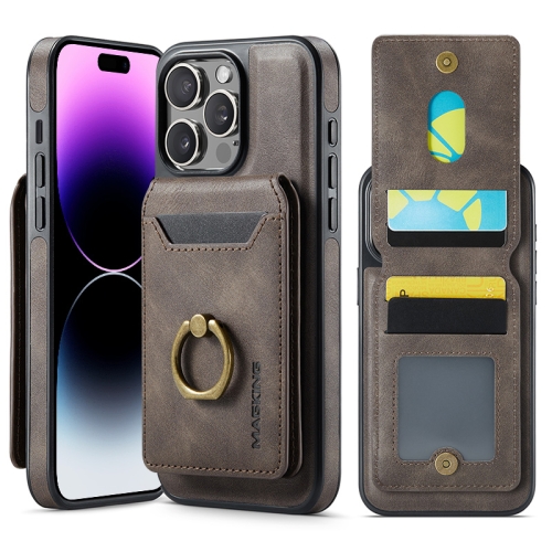 For iPhone 14 Pro DG.MING K1 MagSafe Detachable Wallet RFID Back Cover Phone Case(Coffee)
For iPhone 14 Pro DG.MING K1 MagSafe Detachable Wallet RFID Back Cover Phone Case(Coffee)