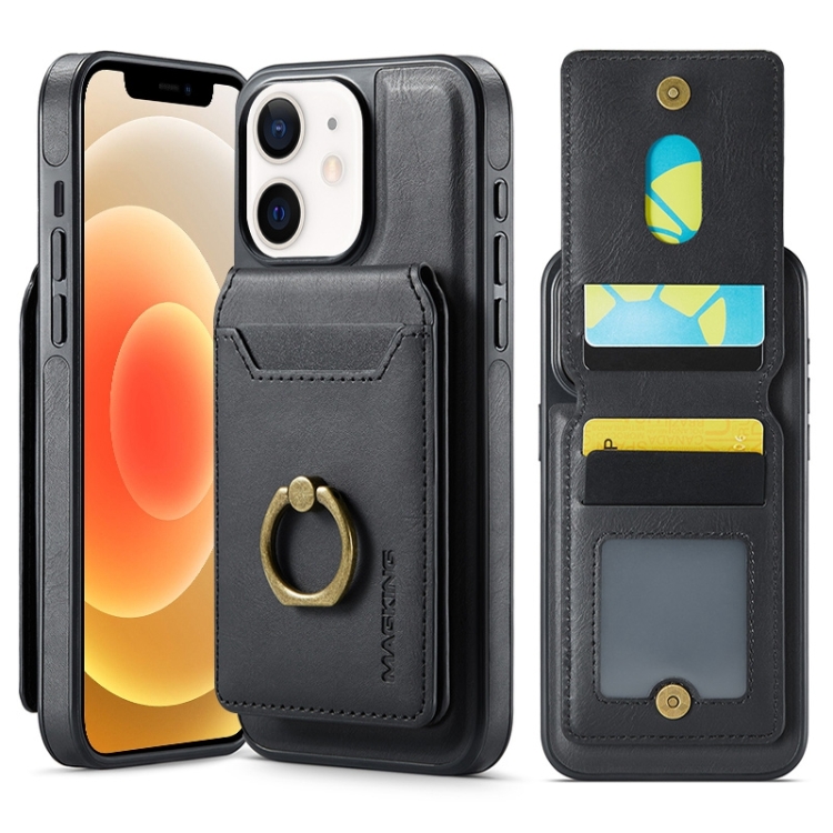For iPhone 12 DG.MING K1 MagSafe Detachable Wallet RFID Back Cover Phone Case(Black)
For iPhone 12 DG.MING K1 MagSafe Detachable Wallet RFID Back Cover Phone Case(Black)