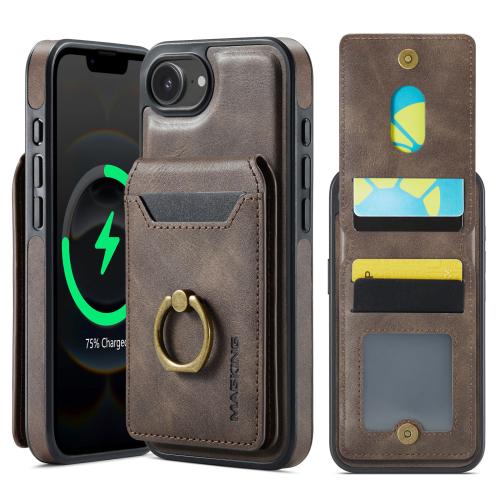 For iPhone 16e DG.MING K1 MagSafe Detachable Wallet RFID Back Cover Phone Case(Coffee)
For iPhone 16e DG.MING K1 MagSafe Detachable Wallet RFID Back Cover Phone Case(Coffee)