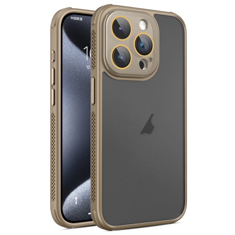 For iPhone 15 Pro Hardware Side Cooling Skin Feel Frosted Phone Case with Lens Film(Gold)
For iPhone 15 Pro Hardware Side Cooling Skin Feel Frosted Phone Case with Lens Film(Gold)