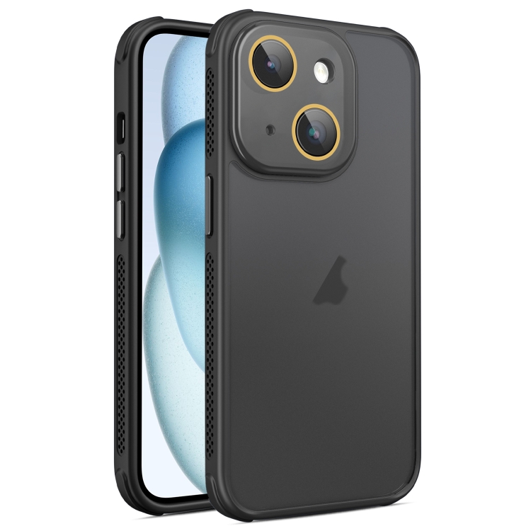For iPhone 15 Hardware Side Cooling Skin Feel Frosted Phone Case with Lens Film(Black)
For iPhone 15 Hardware Side Cooling Skin Feel Frosted Phone Case with Lens Film(Black)