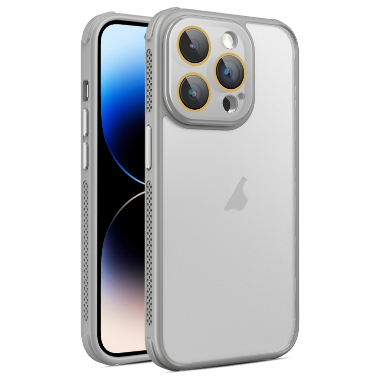 For iPhone 14 Pro Max Hardware Side Cooling Skin Feel Frosted Phone Case with Lens Film(Grey)
For iPhone 14 Pro Max Hardware Side Cooling Skin Feel Frosted Phone Case with Lens Film(Grey)