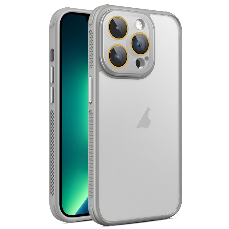 For iPhone 13 Pro Max Hardware Side Cooling Skin Feel Frosted Phone Case with Lens Film(Grey)
For iPhone 13 Pro Max Hardware Side Cooling Skin Feel Frosted Phone Case with Lens Film(Grey)