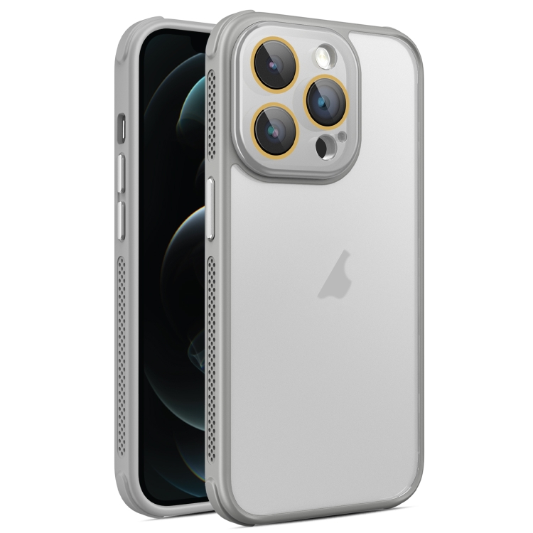 For iPhone 12 Pro Max Hardware Side Cooling Skin Feel Frosted Phone Case with Lens Film(Grey)
For iPhone 12 Pro Max Hardware Side Cooling Skin Feel Frosted Phone Case with Lens Film(Grey)