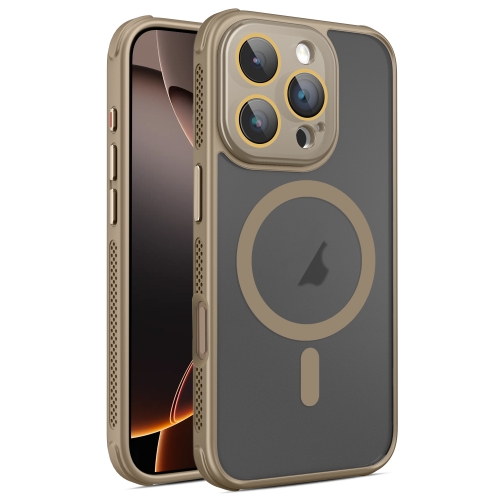 For iPhone 16 Pro Hardware Side Cooling Skin Feel Frosted MagSafe Magnetic Phone Case with Lens Film(Gold)
For iPhone 16 Pro Hardware Side Cooling Skin Feel Frosted MagSafe Magnetic Phone Case with Lens Film(Gold)