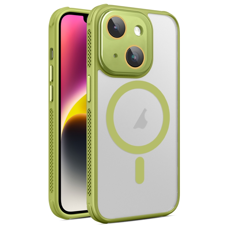 For iPhone 14 Plus Hardware Side Cooling Skin Feel Frosted MagSafe Magnetic Phone Case with Lens Film(Green)
For iPhone 14 Plus Hardware Side Cooling Skin Feel Frosted MagSafe Magnetic Phone Case with Lens Film(Green)