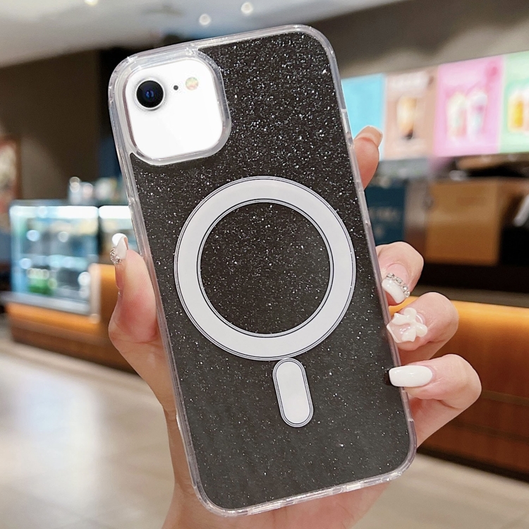 For iPhone SE 2022 / 2020 / 8 / 7 Acrylic Transparent Glitter MagSafe Phone Case(Black)
For iPhone SE 2022 / 2020 / 8 / 7 Acrylic Transparent Glitter MagSafe Phone Case(Black)