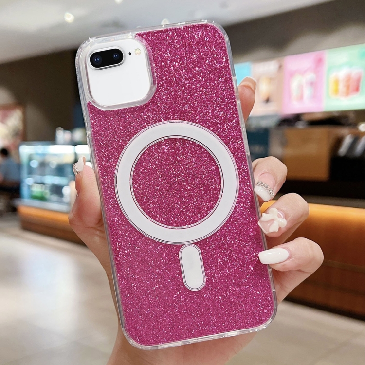 For iPhone 8 Plus / 7 Plus Acrylic Transparent Glitter MagSafe Phone Case(Rose Red)
For iPhone 8 Plus / 7 Plus Acrylic Transparent Glitter MagSafe Phone Case(Rose Red)