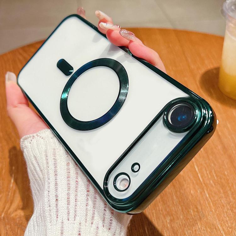 For iPhone Air Electroplating MagSafe Phone Case(Dark Green)
For iPhone Air Electroplating MagSafe Phone Case(Dark Green)