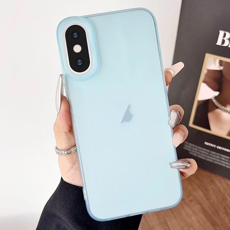 For iPhone XS Max Frosted Translucent TPU Full Coverage Phone Case(Light Blue)
For iPhone XS Max Frosted Translucent TPU Full Coverage Phone Case(Light Blue)