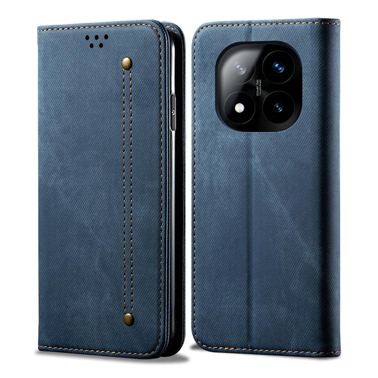For Redmi Note 14 Pro+ 5G Denim Texture Casual Style Horizontal Flip Leather Case(Blue)
For Redmi Note 14 Pro+ 5G Denim Texture Casual Style Horizontal Flip Leather Case(Blue)