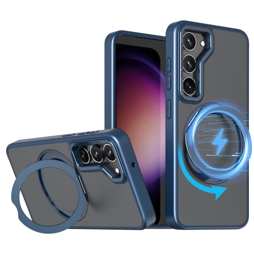 For Samsung Galaxy S23+ 5G Wing Series MagSafe Magnetic Ring Holder Phone Case(Blue)
For Samsung Galaxy S23+ 5G Wing Series MagSafe Magnetic Ring Holder Phone Case(Blue)