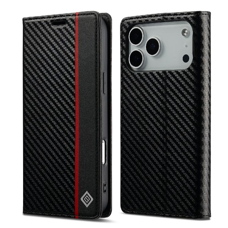 For iPhone 17 Pro LC.IMEEKE Carbon Fiber Leather Phone Case(Vertical Black)
For iPhone 17 Pro LC.IMEEKE Carbon Fiber Leather Phone Case(Vertical Black)