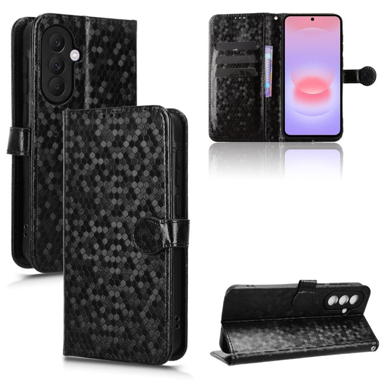 For Samsung Galaxy A57 5G Honeycomb Dot Texture Leather Phone Case(Black)
For Samsung Galaxy A57 5G Honeycomb Dot Texture Leather Phone Case(Black)