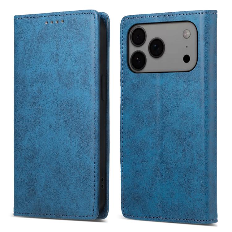 For iPhone 17 Pro Max Business Solid Color Magnetic RFID Leather Phone Case(Blue)
For iPhone 17 Pro Max Business Solid Color Magnetic RFID Leather Phone Case(Blue)