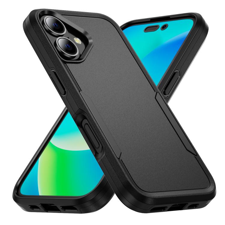 For iPhone 17 Pioneer Armor Heavy Duty PC + TPU Phone Case(Black)
For iPhone 17 Pioneer Armor Heavy Duty PC + TPU Phone Case(Black)