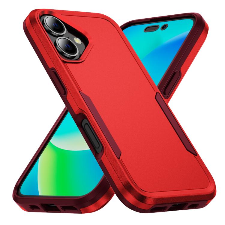 For iPhone 17 Pioneer Armor Heavy Duty PC + TPU Phone Case(Red+Rose Red)
For iPhone 17 Pioneer Armor Heavy Duty PC + TPU Phone Case(Red+Rose Red)