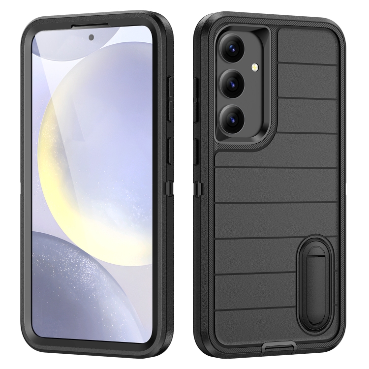 For Samsung Galaxy S24 5G Defender Gen2 Rugged PC + Silicone Phone Case with Holder(Black)
For Samsung Galaxy S24 5G Defender Gen2 Rugged PC + Silicone Phone Case with Holder(Black)