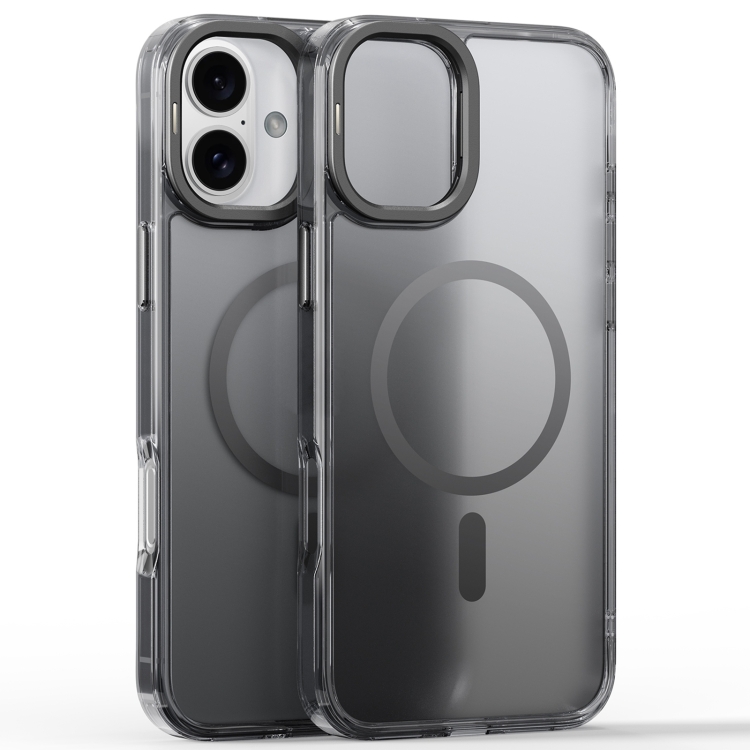 For iPhone 16 Plus Frosted Crystal Clear Lens Holder MagSafe Magnetic Phone Case(Transparent Grey)
For iPhone 16 Plus Frosted Crystal Clear Lens Holder MagSafe Magnetic Phone Case(Transparent Grey)