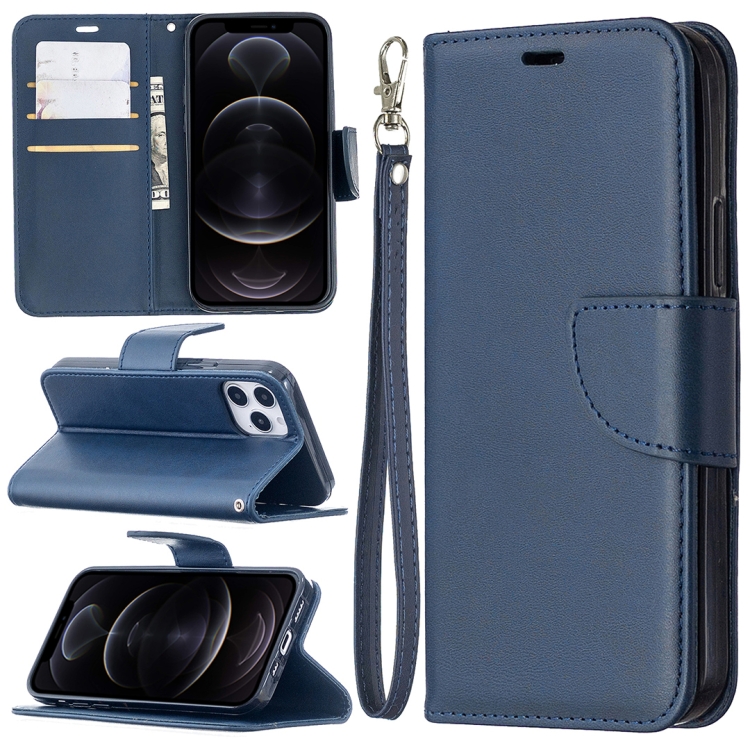 For iPhone 12 / 12 Pro Retro Lambskin Texture Pure Color Horizontal Flip PU Leather Case, with Holder & Card Slots & Wallet & Lanyard(Blue)
For iPhone 12 / 12 Pro Retro Lambskin Texture Pure Color Horizontal Flip PU Leather Case, with Holder & Card Slots & Wallet & Lanyard(Blue)