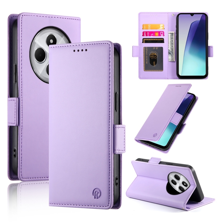 For Redmi 14C 4G Side Buckle Magnetic Frosted Leather Phone Case(Purple)
For Redmi 14C 4G Side Buckle Magnetic Frosted Leather Phone Case(Purple)
