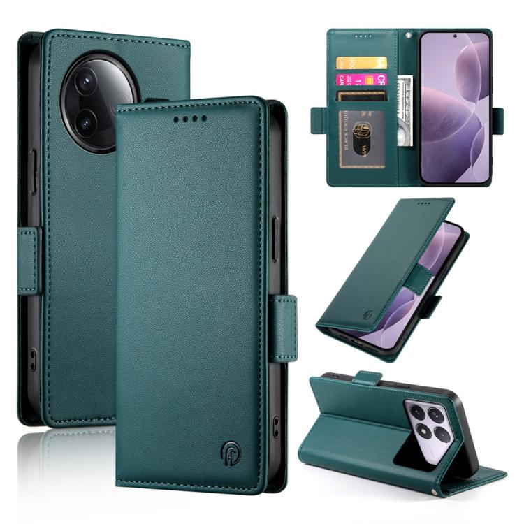For Redmi K80 / K80 Pro Side Buckle Magnetic Frosted Leather Phone Case(Dark Green)
For Redmi K80 / K80 Pro Side Buckle Magnetic Frosted Leather Phone Case(Dark Green)