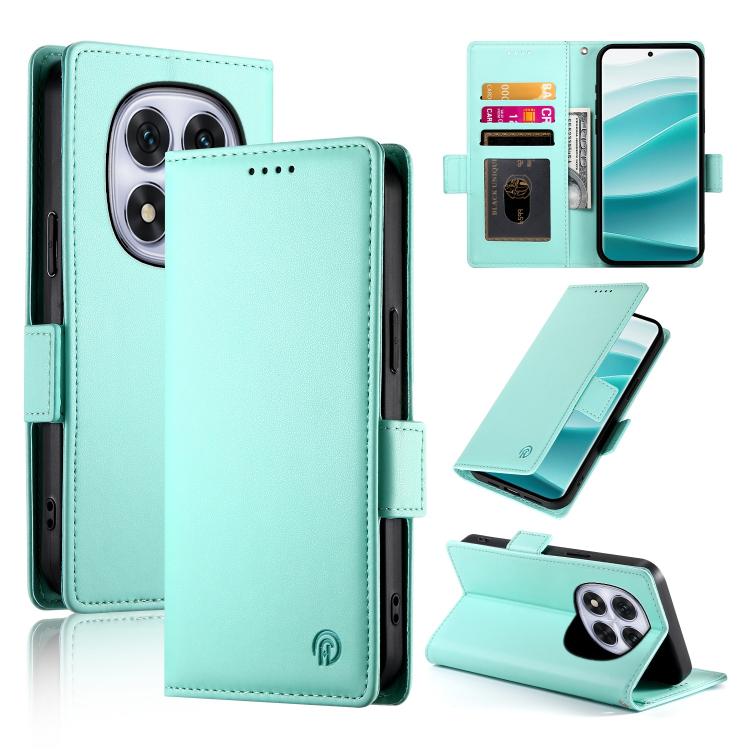 For Redmi Note 15 4G / 5G 164mm / Poco M8 5G Side Buckle Magnetic Frosted Leather Phone Case(Mint Green)
For Redmi Note 15 4G / 5G 164mm / Poco M8 5G Side Buckle Magnetic Frosted Leather Phone Case(Mint Green)