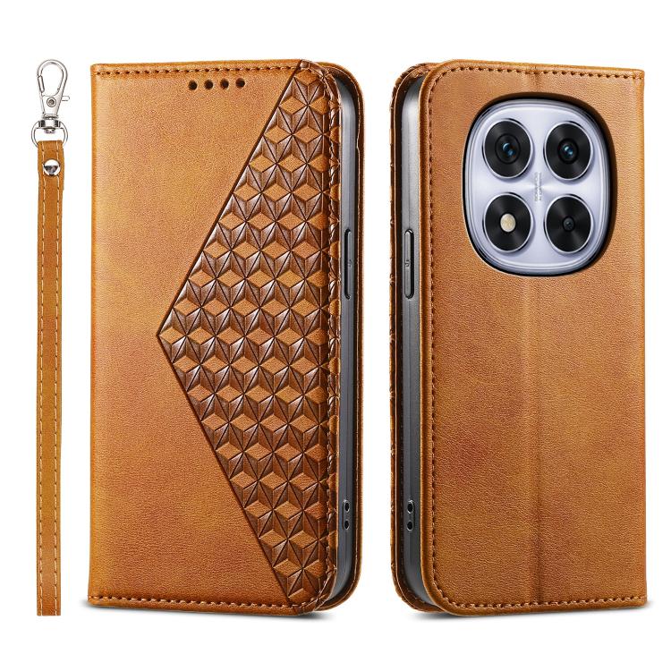 For Redmi Note 15 Pro+ 163.3mm / Poco M8 Pro Cubic Grid Calf Texture Magnetic Leather Phone Case(Yellow)
For Redmi Note 15 Pro+ 163.3mm / Poco M8 Pro Cubic Grid Calf Texture Magnetic Leather Phone Case(Yellow)