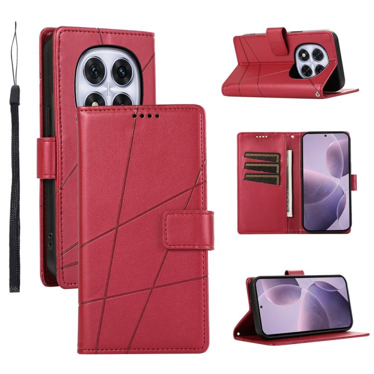 For Redmi Note 14 Pro 4G PU Genuine Leather Texture Embossed Line Phone Case(Red)
For Redmi Note 14 Pro 4G PU Genuine Leather Texture Embossed Line Phone Case(Red)