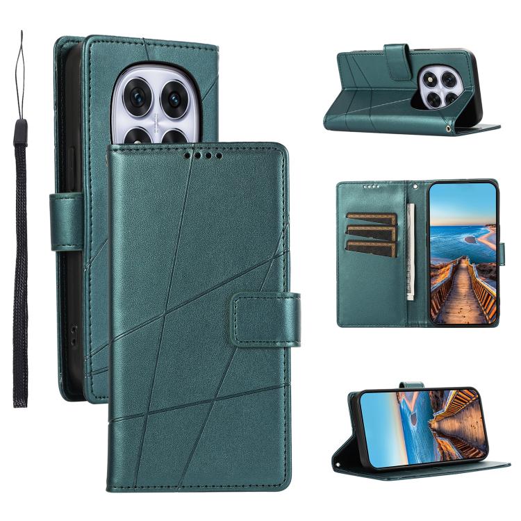 For Redmi Note 15 Pro 5G Global 163.6mm PU Genuine Leather Texture Embossed Line Phone Case(Green)
For Redmi Note 15 Pro 5G Global 163.6mm PU Genuine Leather Texture Embossed Line Phone Case(Green)