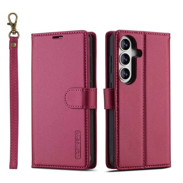 For Samsung Galaxy S26+ 5G LC.IMEEKE L2 Series Detachable Magsafe PU Phone Case with Lanyard(Red)
For Samsung Galaxy S26+ 5G LC.IMEEKE L2 Series Detachable Magsafe PU Phone Case with Lanyard(Red)
