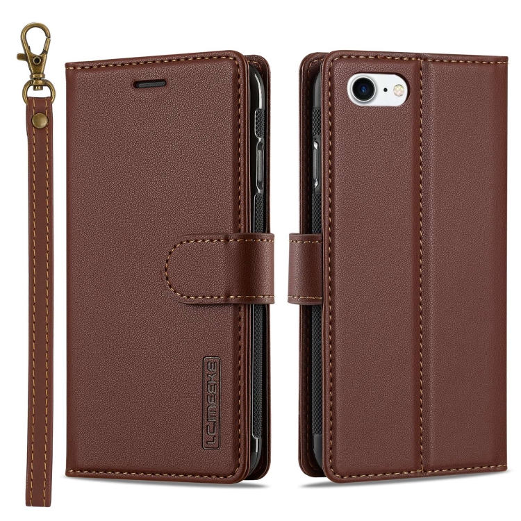 For iPhone 7 / 8 / SE 2020 2022 LC.IMEEKE L2 Series Detachable Magsafe PU Phone Case with Lanyard(Brown)
For iPhone 7 / 8 / SE 2020 2022 LC.IMEEKE L2 Series Detachable Magsafe PU Phone Case with Lanyard(Brown)