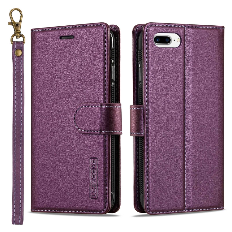 For iPhone 7 Plus / 8 Plus LC.IMEEKE L2 Series Detachable Magsafe PU Phone Case with Lanyard(Purple)
For iPhone 7 Plus / 8 Plus LC.IMEEKE L2 Series Detachable Magsafe PU Phone Case with Lanyard(Purple)