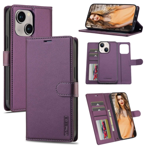 For iPhone 13 LC.IMEEKE L2 Series Detachable Magsafe PU Phone Case with Lanyard(Purple)
For iPhone 13 LC.IMEEKE L2 Series Detachable Magsafe PU Phone Case with Lanyard(Purple)