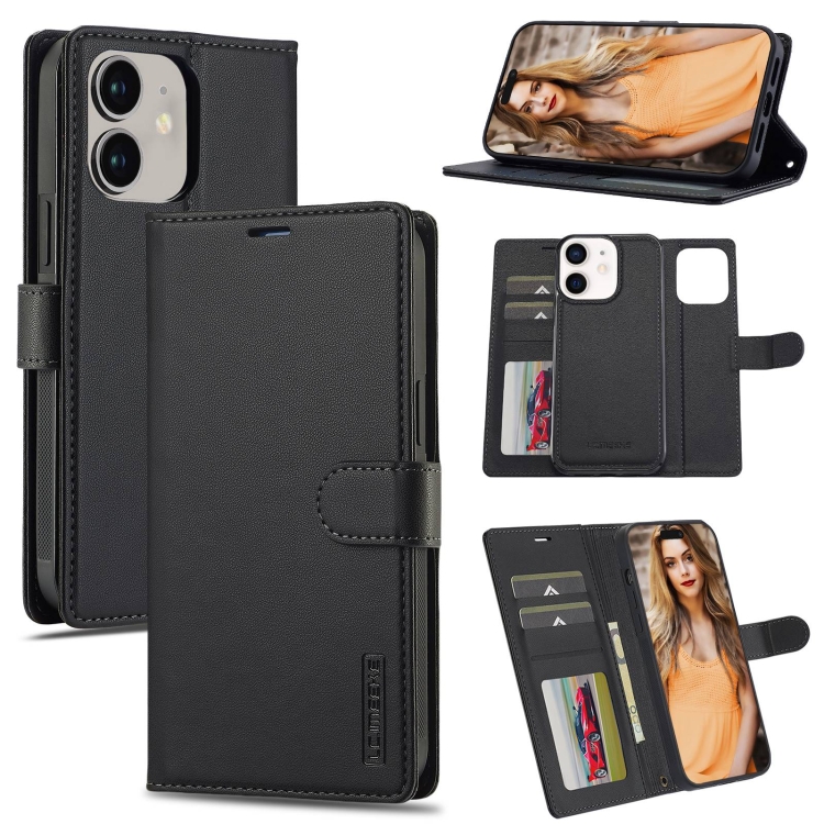 For iPhone 11 LC.IMEEKE L2 Series Detachable Magsafe PU Phone Case with Lanyard(Black)
For iPhone 11 LC.IMEEKE L2 Series Detachable Magsafe PU Phone Case with Lanyard(Black)